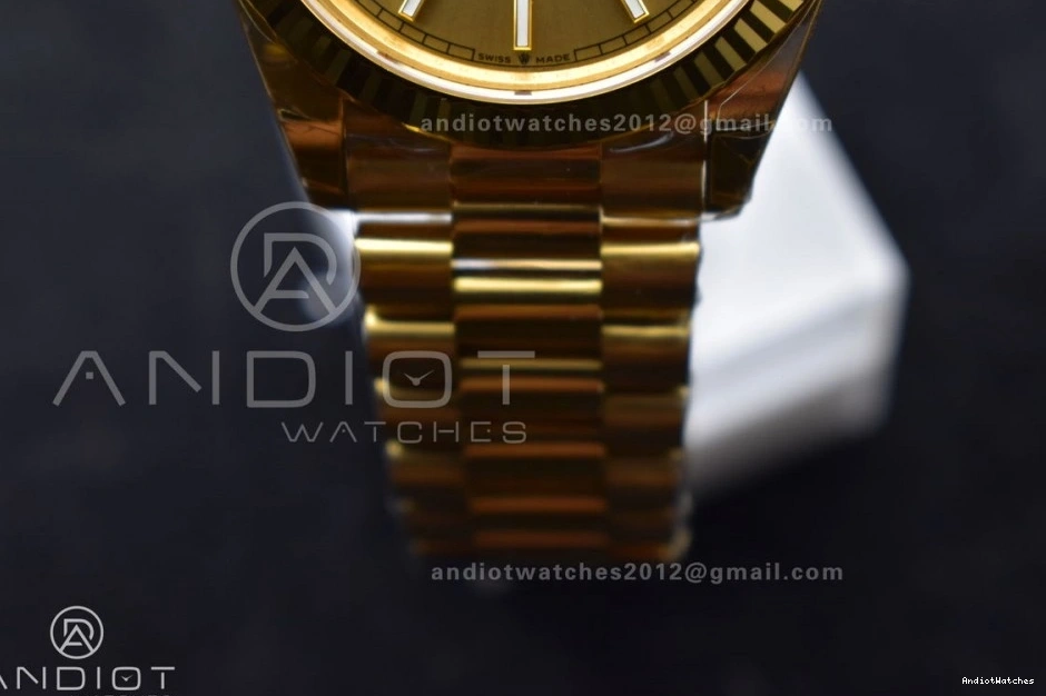 228238 (Gain 1:1 40 Weight) President 661 Gold Best THBF Bracelet Edition QuickDry on Date YG Dial Day VR3255 0325